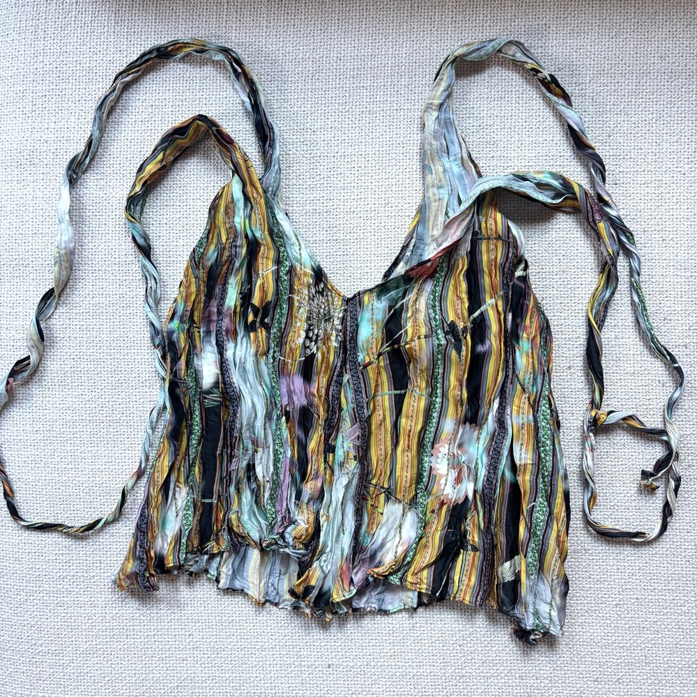 JULIA HEUER Jon adjustable tie top
